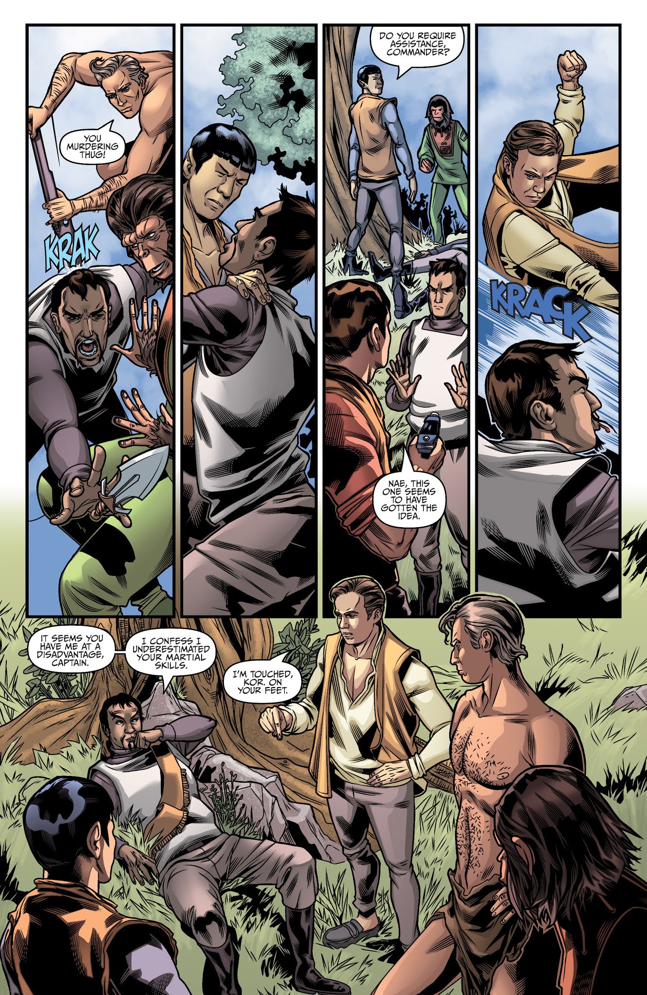 Read online Star Trek/Planet of the Apes: The Primate Directive comic -  Issue #5 - 6