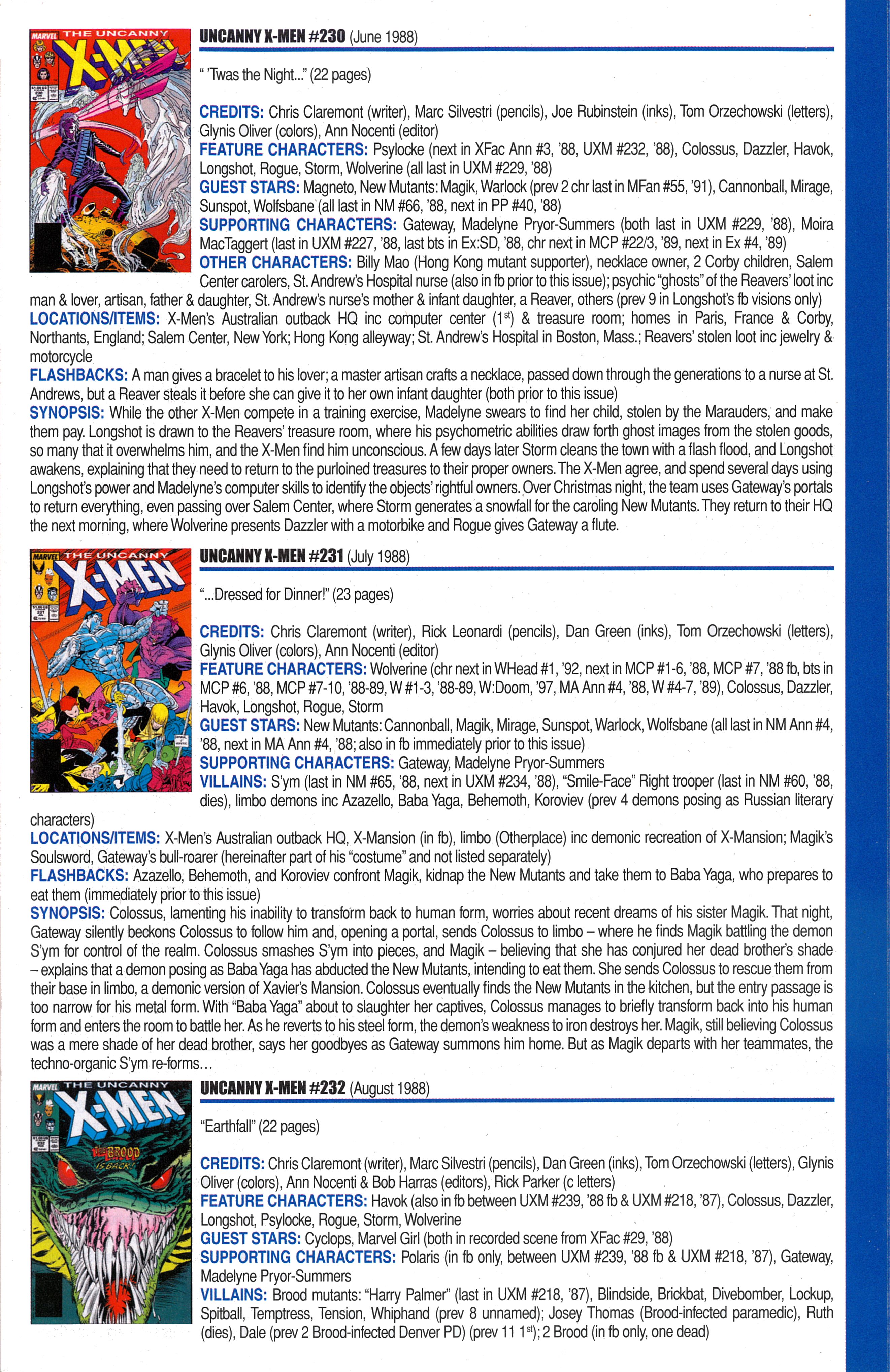 Read online Official Index to the Marvel Universe comic -  Issue #6 - 45