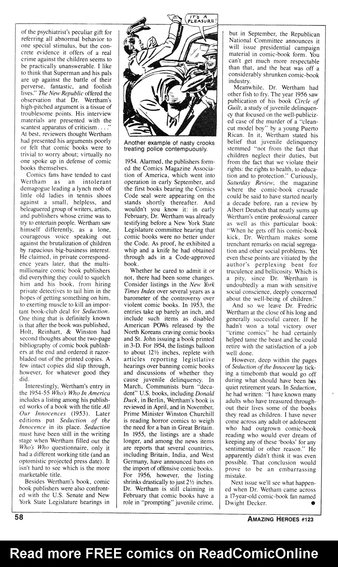 Read online Amazing Heroes comic -  Issue #123 - 57
