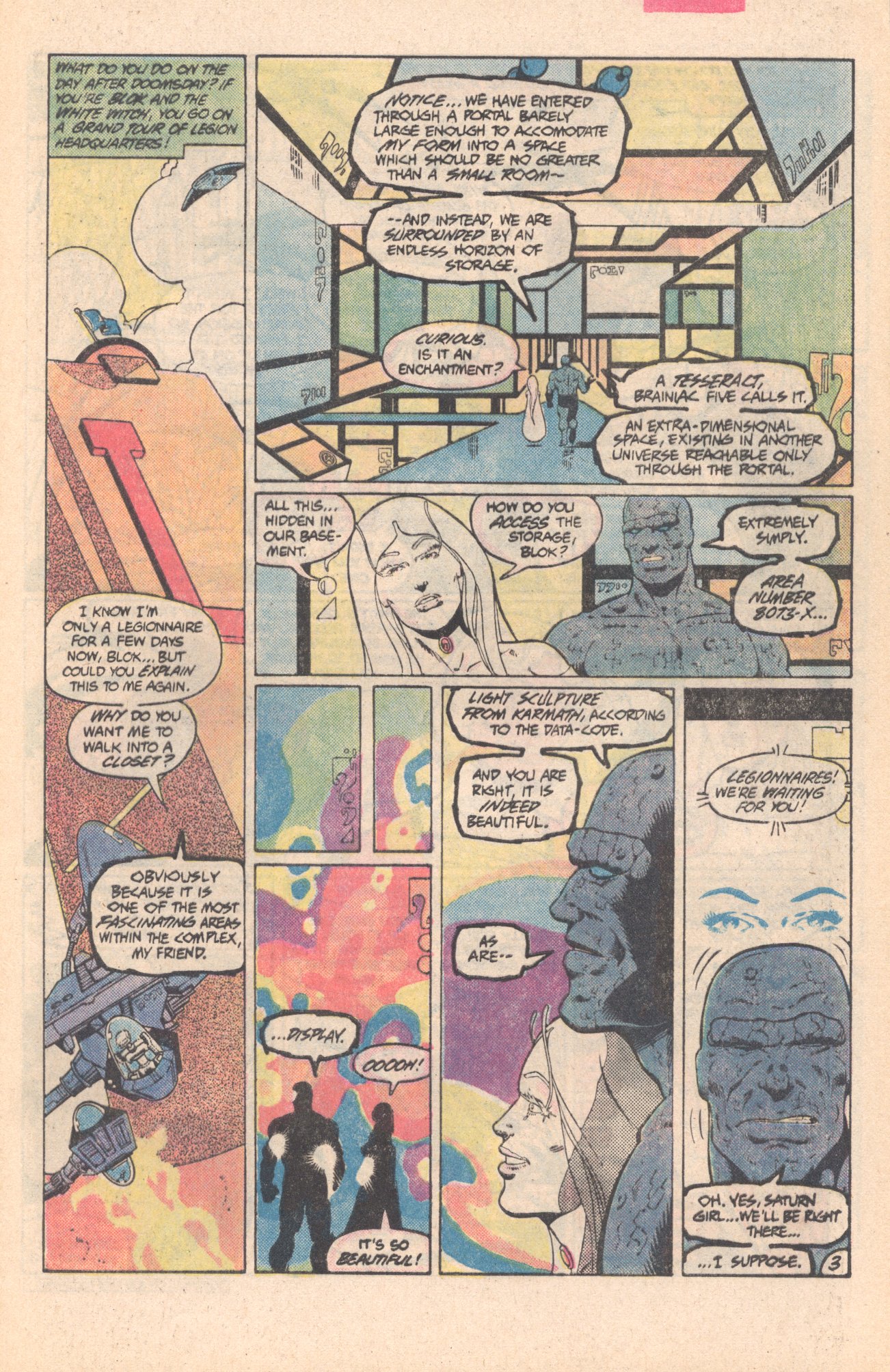 Read online Legion of Super-Heroes (1980) comic -  Issue #296 - 4