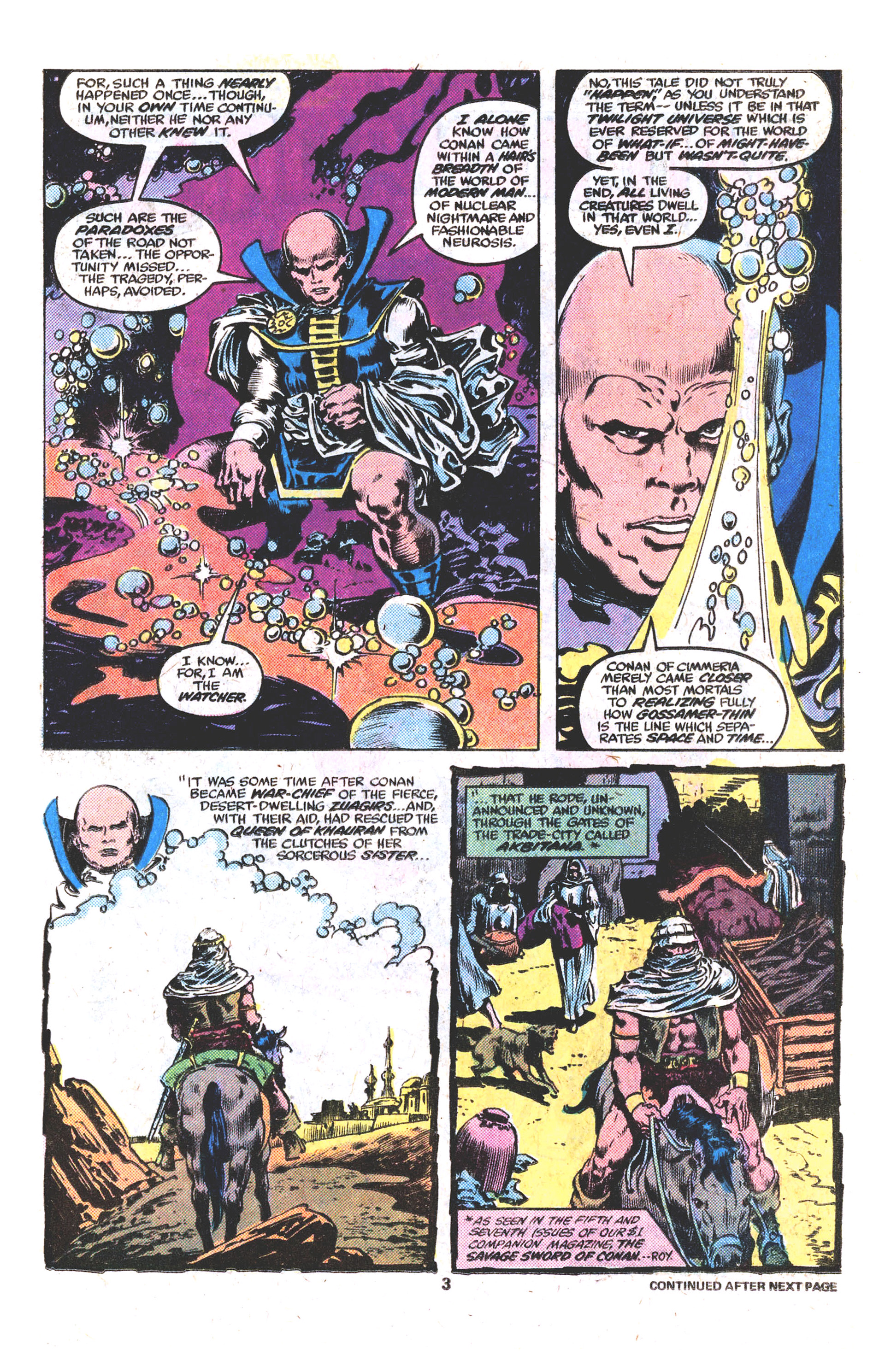 Read online What If? (1977) comic -  Issue #13 - Conan The Barbarian walked the Earth Today - 4