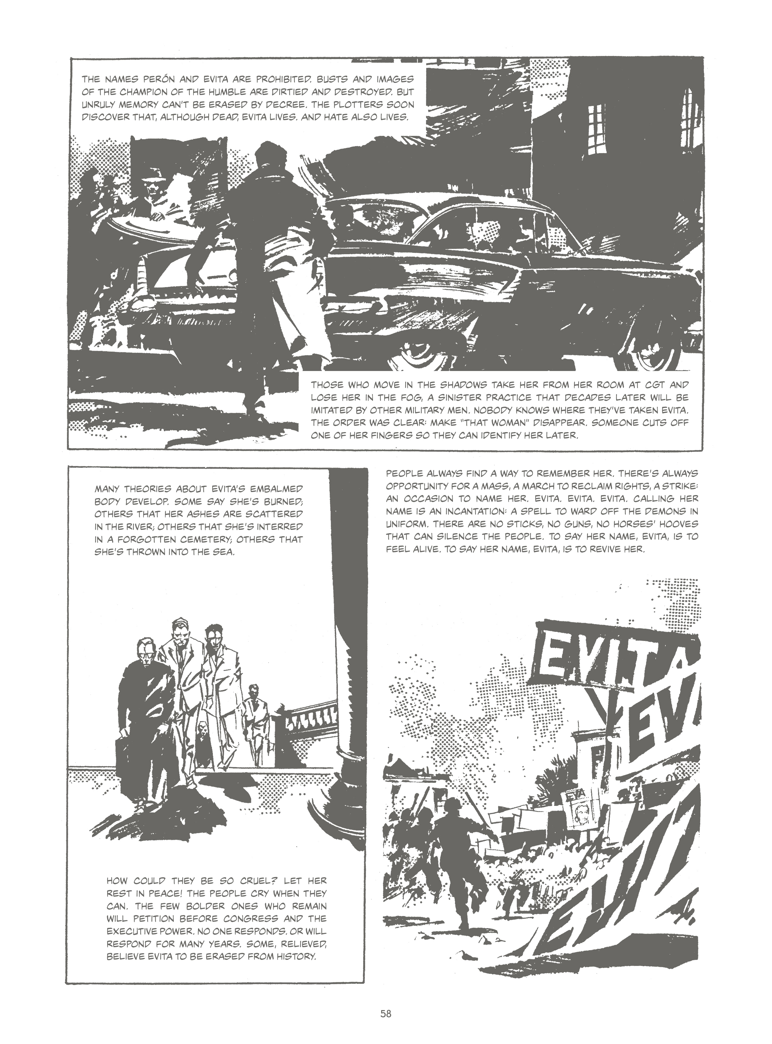 Read online Evita, the Life and Work of Eva Perón comic -  Issue # TPB - 63