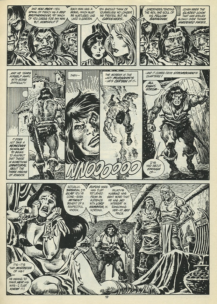 Read online The Savage Sword Of Conan comic -  Issue #198 - 19