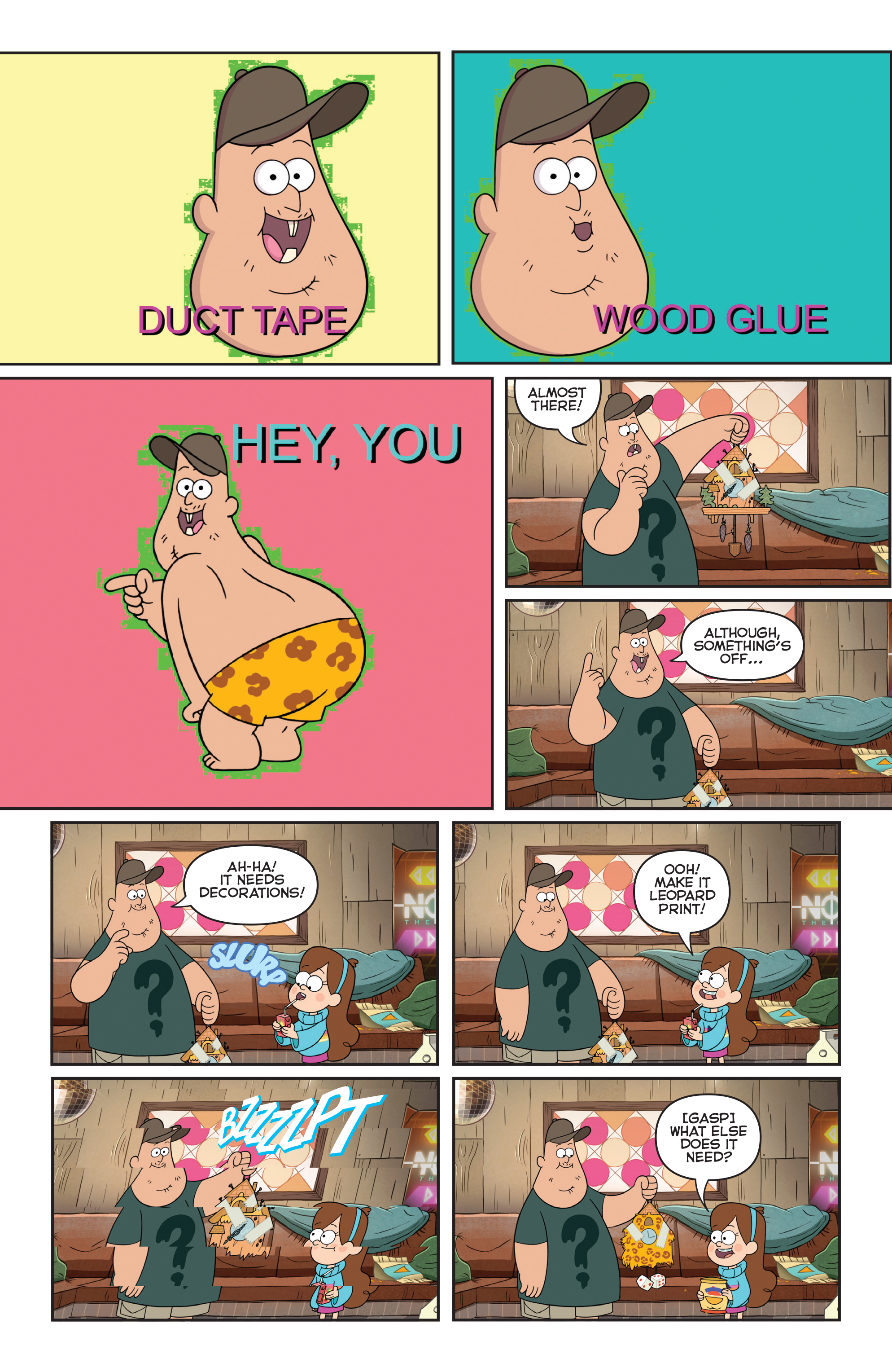 Read online Disney Gravity Falls Shorts Cinestory Comic comic -  Issue #1 - 24