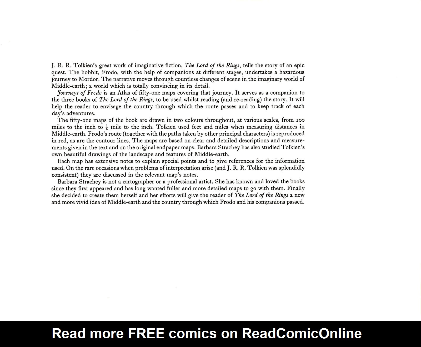 Read online Journeys of Frodo: An Atlas of J.R.R. Tolkien's The Lord of the Rings comic -  Issue # TPB - 2