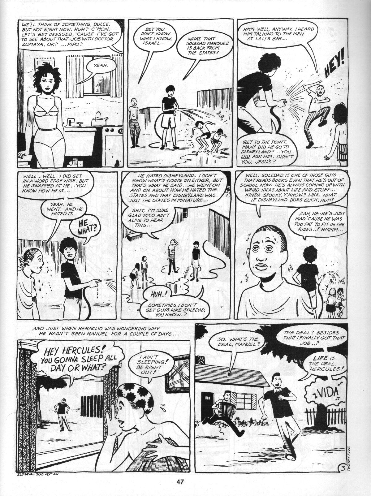 Read online Love and Rockets (1982) comic -  Issue #4 - 49
