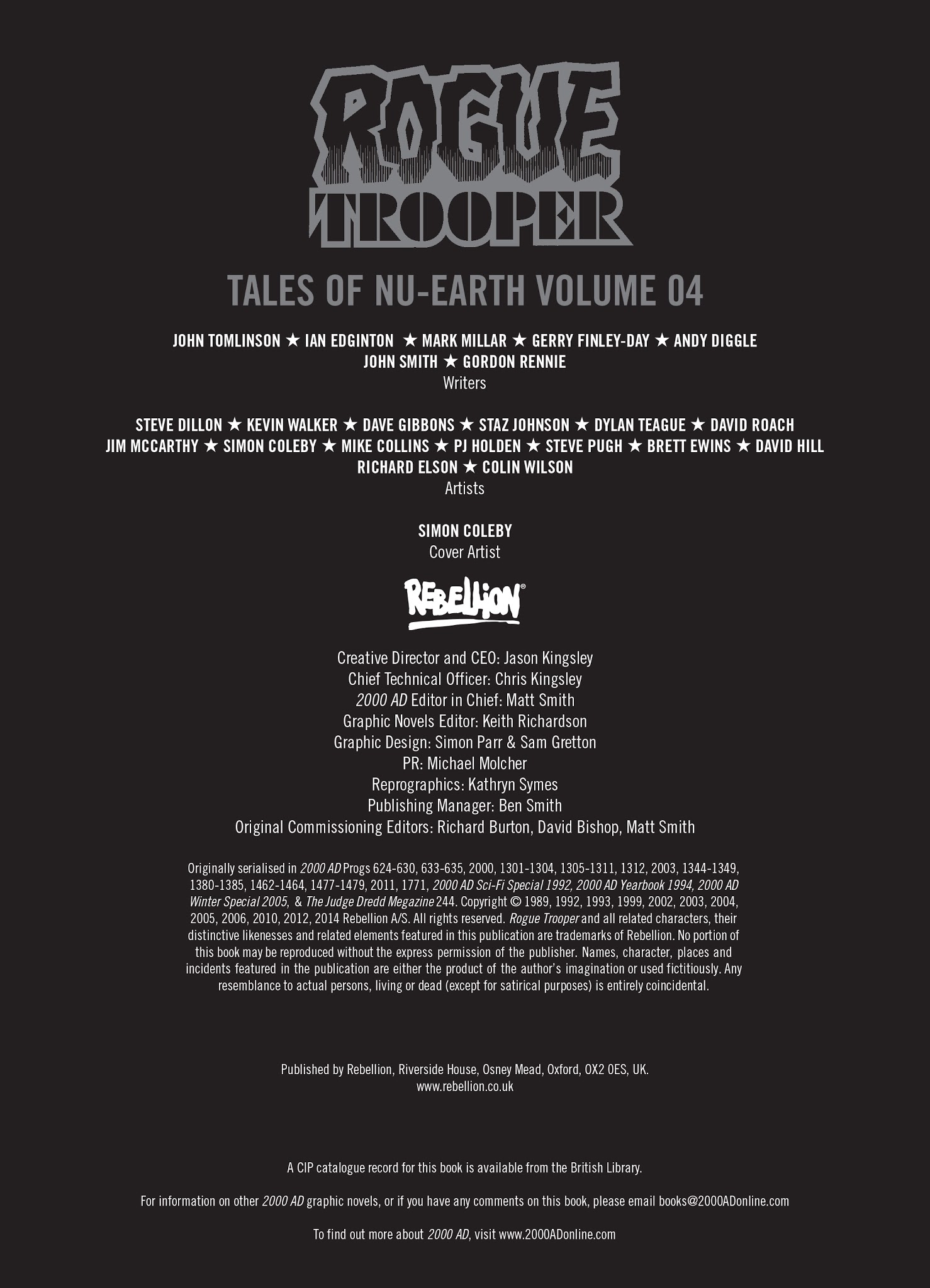 Read online Rogue Trooper: Tales of Nu-Earth comic -  Issue # TPB 4 - 4