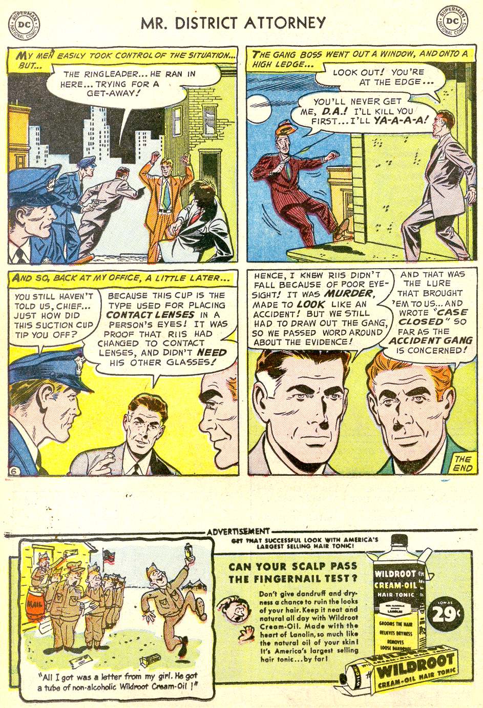 Read online Mr. District Attorney comic -  Issue #35 - 18