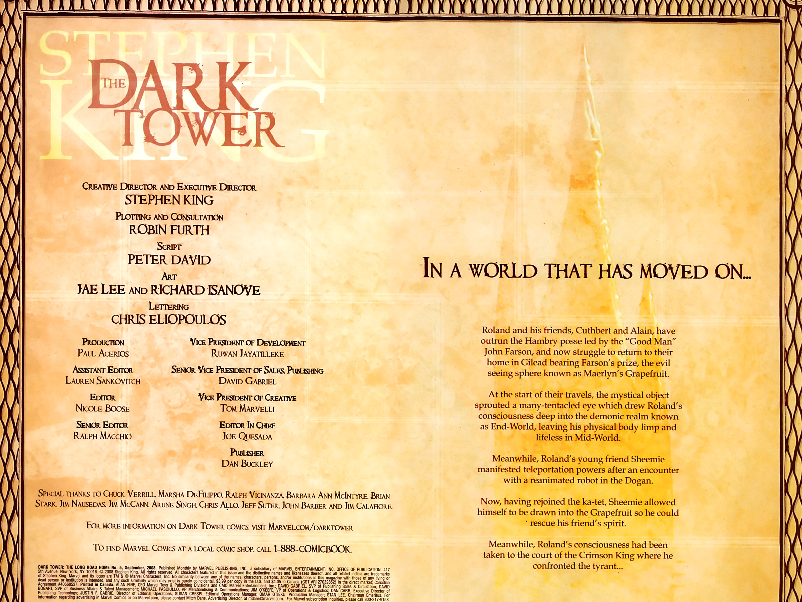 Read online Dark Tower: The Long Road Home comic -  Issue #5 - 2