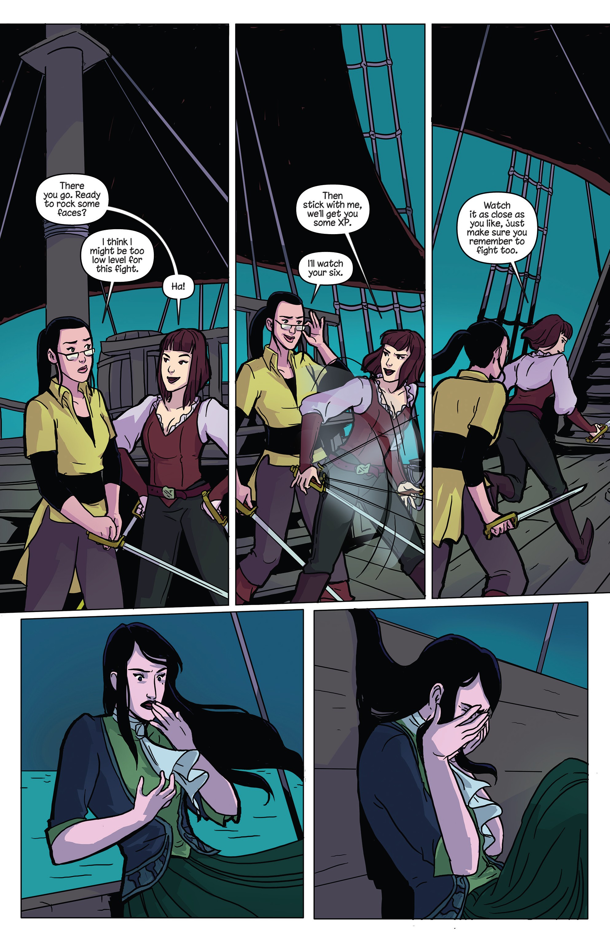 Read online Princeless Raven Year Two: Love and Revenge comic -  Issue # _TPB Two Ships In the Night - 61