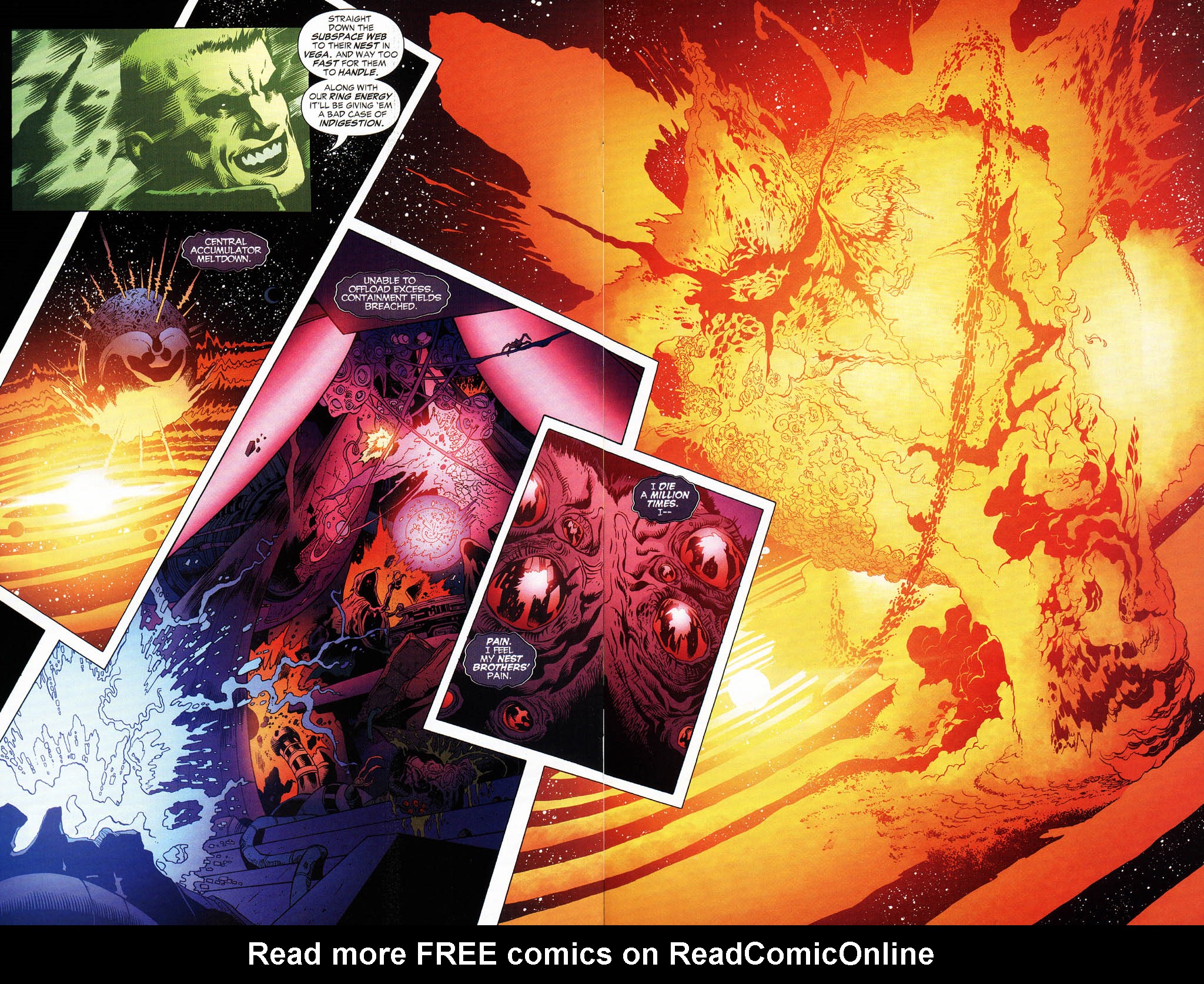 Read online Green Lantern Corps: Recharge comic -  Issue #5 - 16