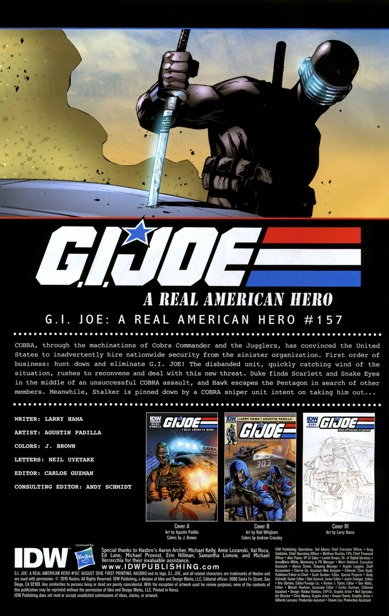 Read online G.I. Joe: A Real American Hero comic -  Issue #157 - 2