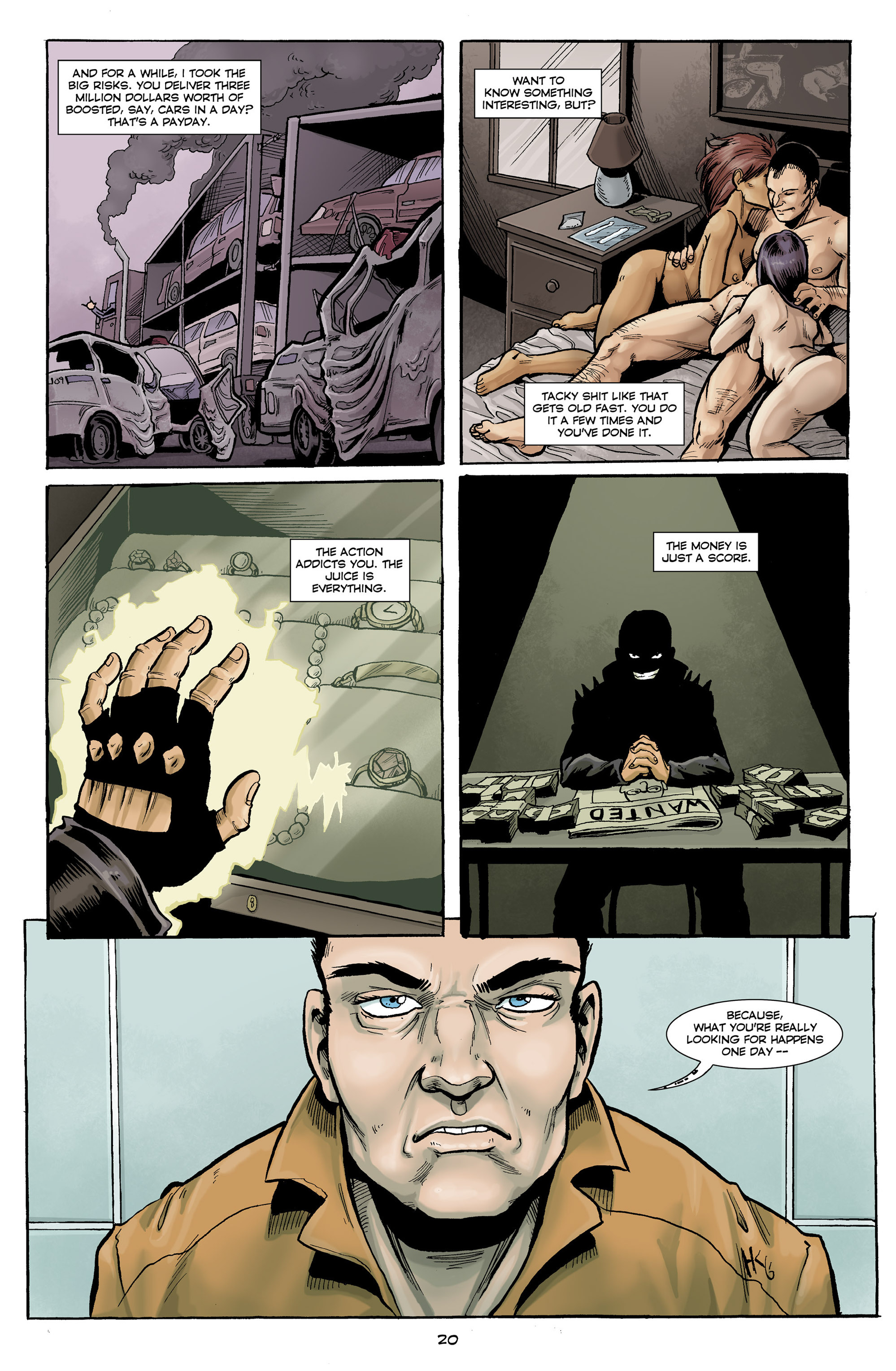 Read online Unmasked comic -  Issue #1 - 21