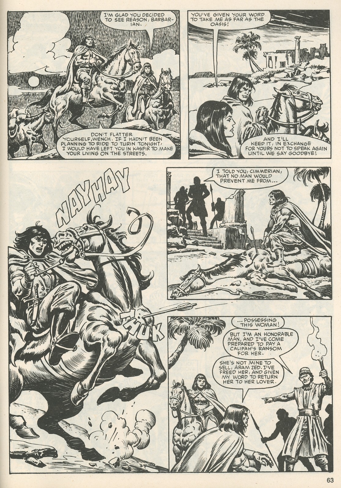 Read online The Savage Sword Of Conan comic -  Issue #111 - 66