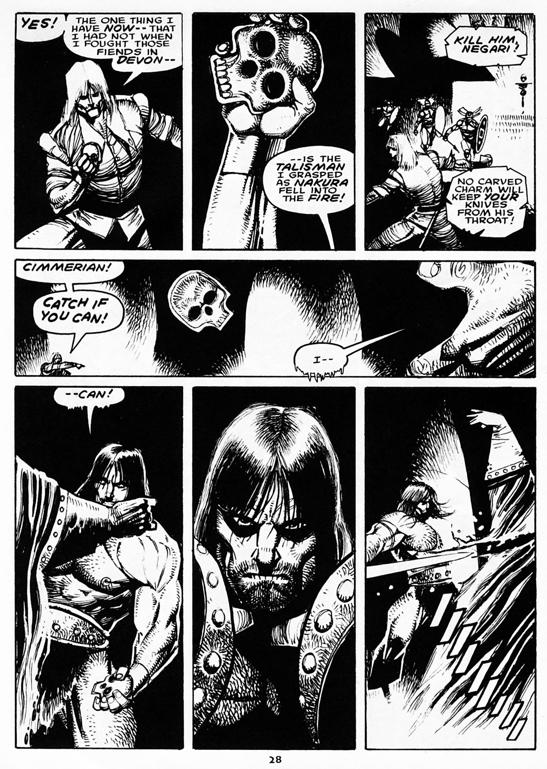 Read online The Savage Sword Of Conan comic -  Issue #220 - 29