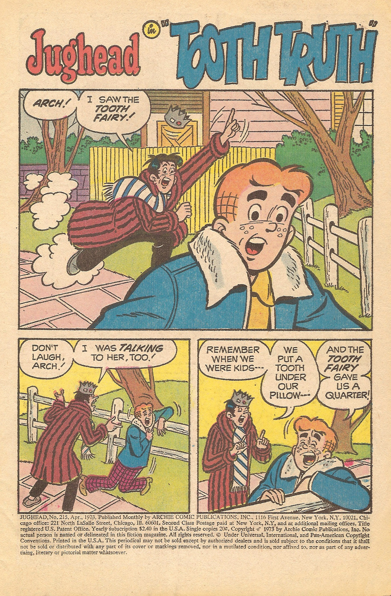 Read online Jughead (1965) comic -  Issue #215 - 3