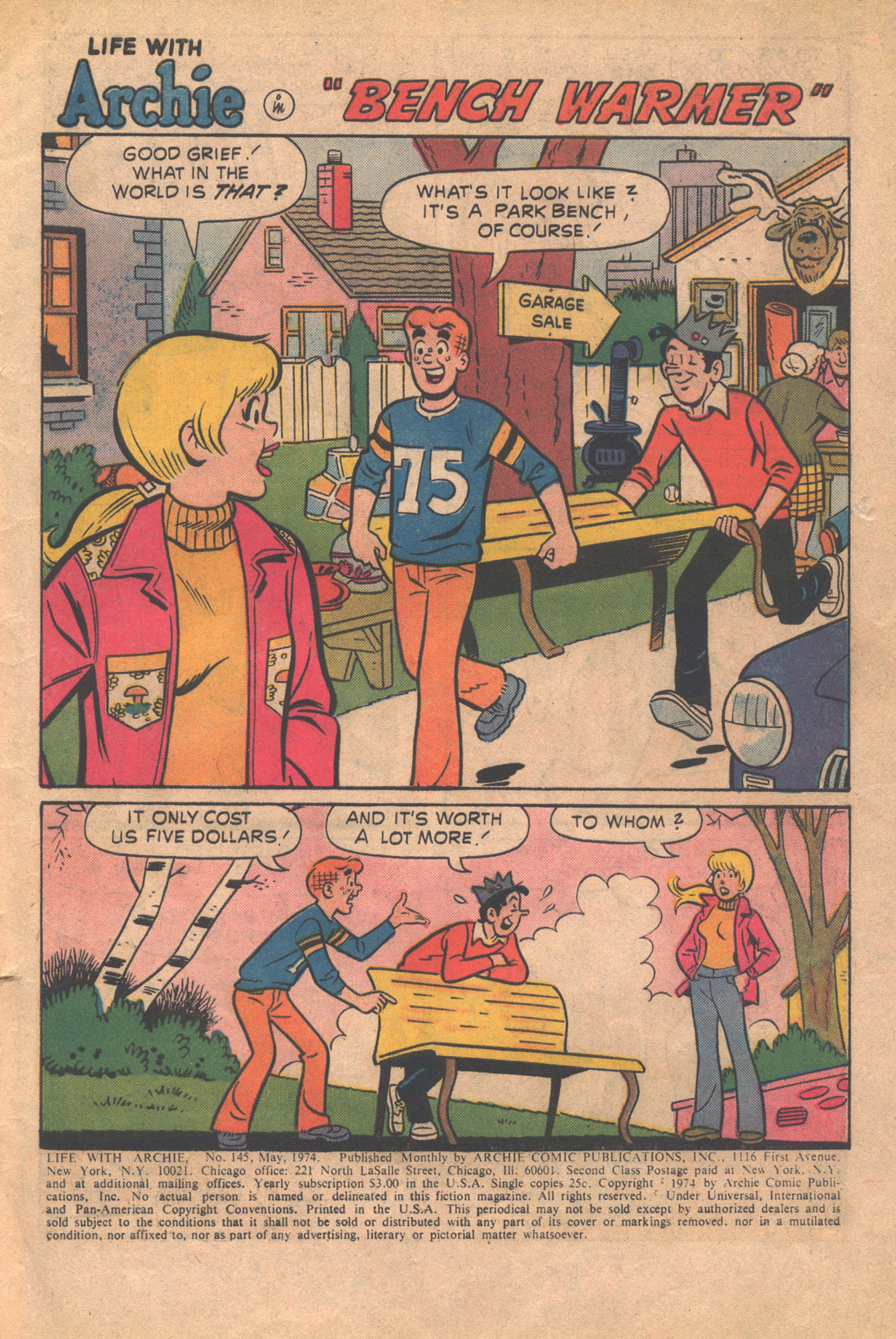 Read online Life With Archie (1958) comic -  Issue #145 - 3