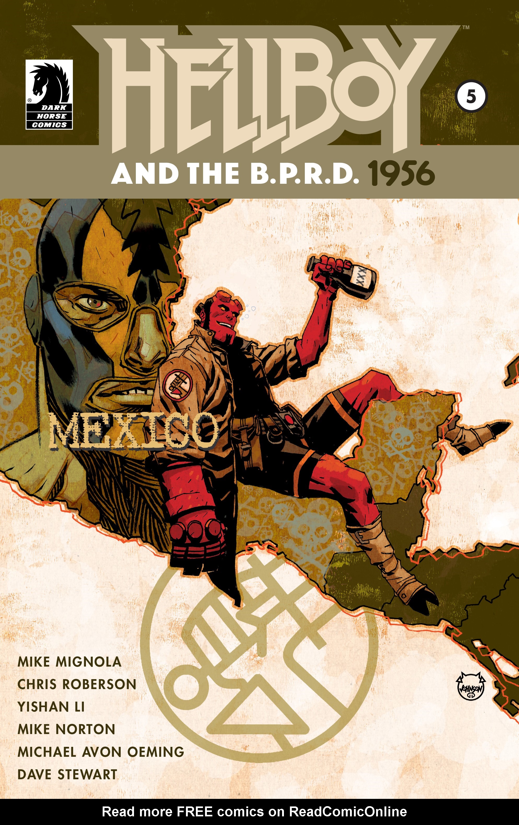 Read online Hellboy and the B.P.R.D. 1956 comic -  Issue #5 - 1