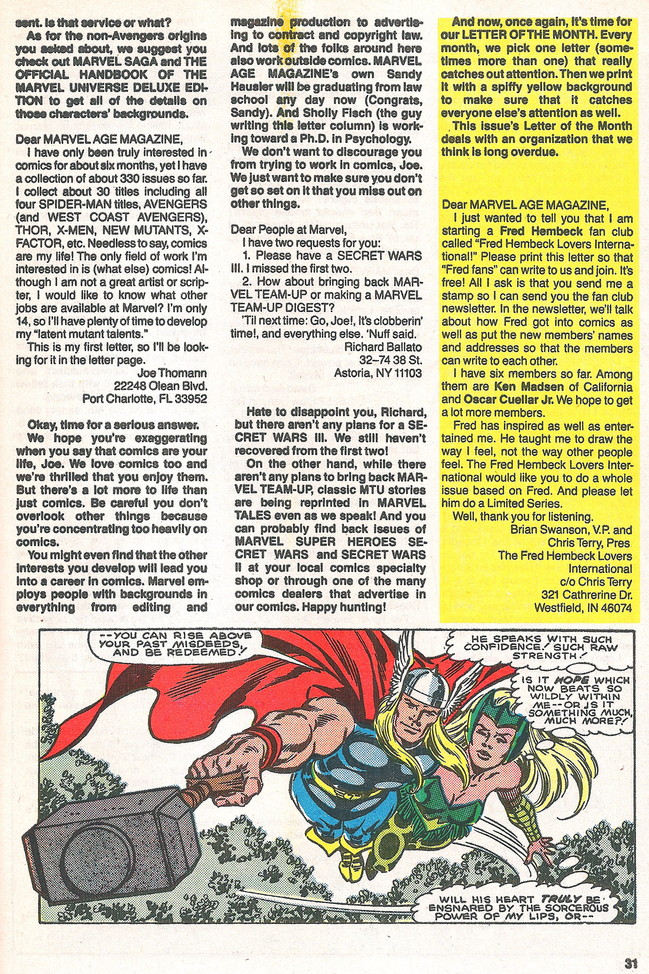 Read online Marvel Age comic -  Issue #53 - 32