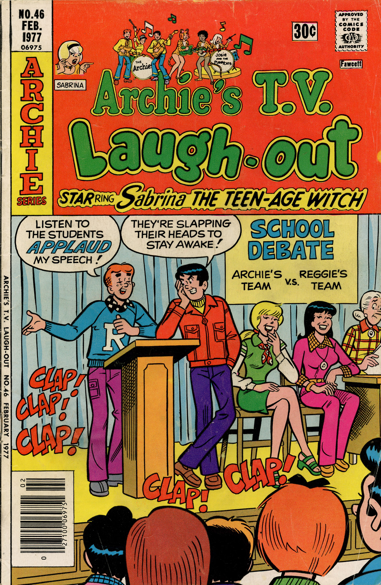 Read online Archie's TV Laugh-Out comic -  Issue #46 - 1