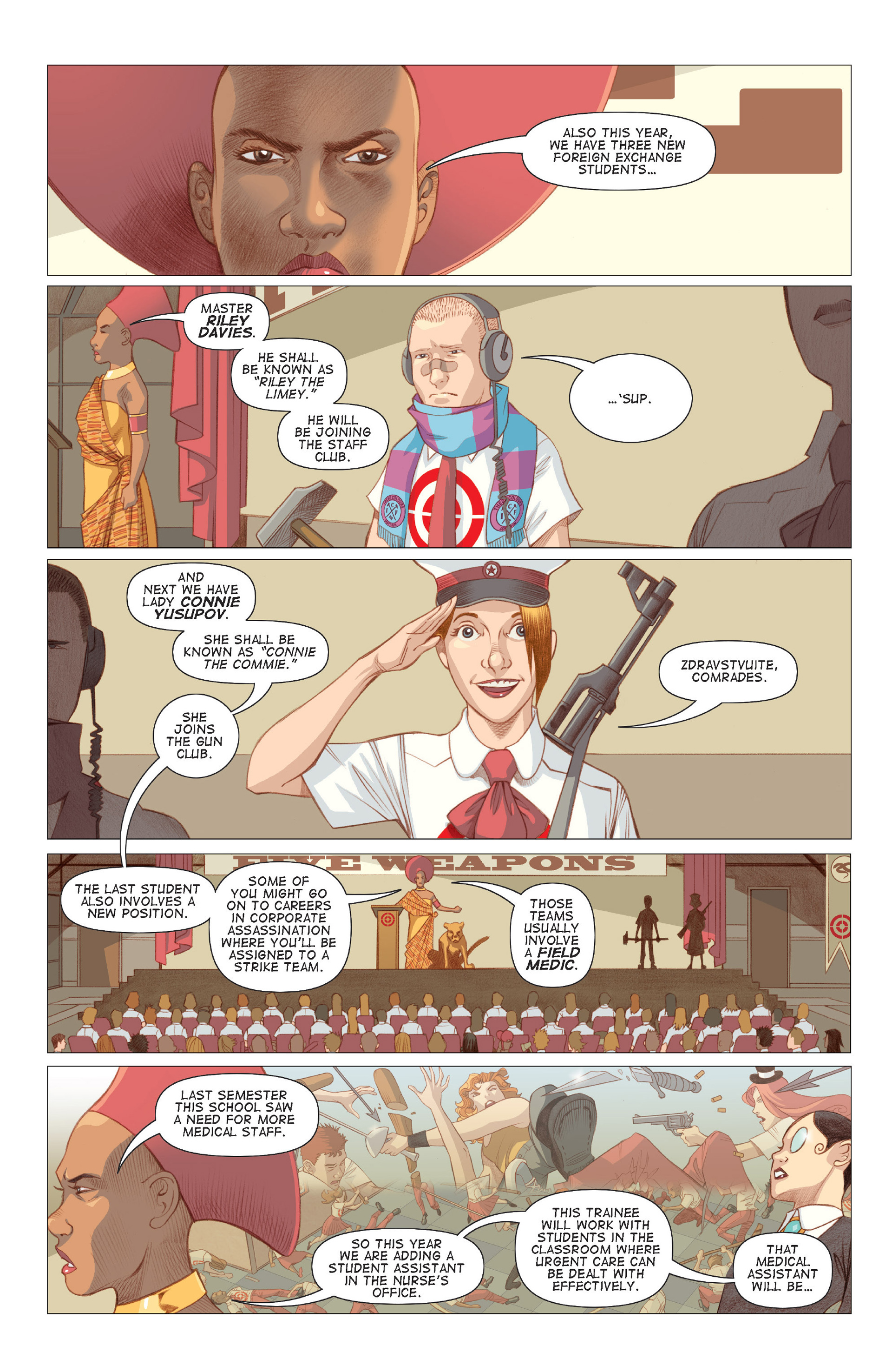 Read online Five Weapons comic -  Issue #6 - 5