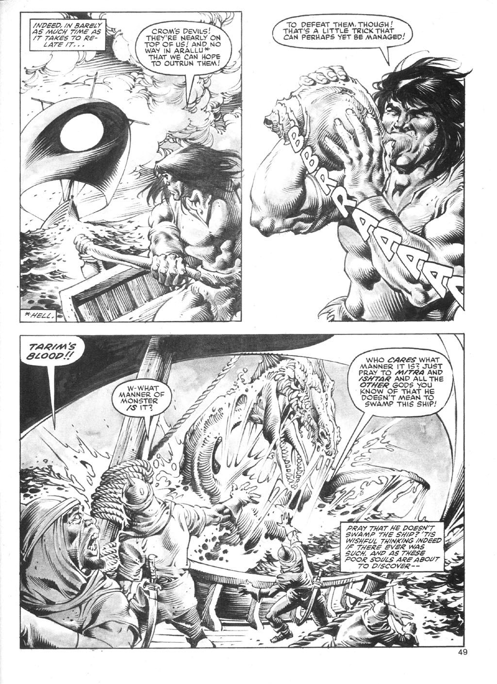 Read online The Savage Sword Of Conan comic -  Issue #88 - 49