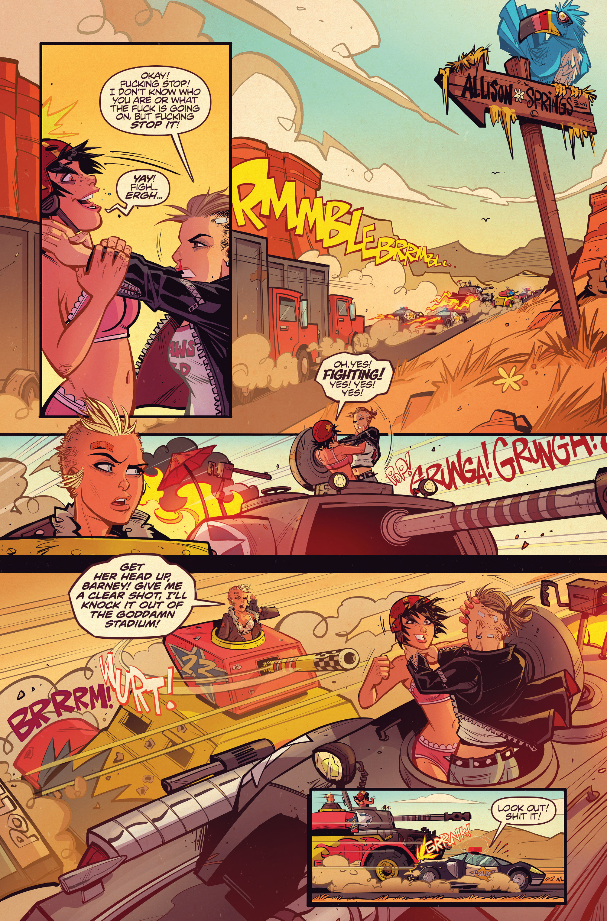 Read online Tank Girl: Two Girls, One Tank comic -  Issue #2 - 8