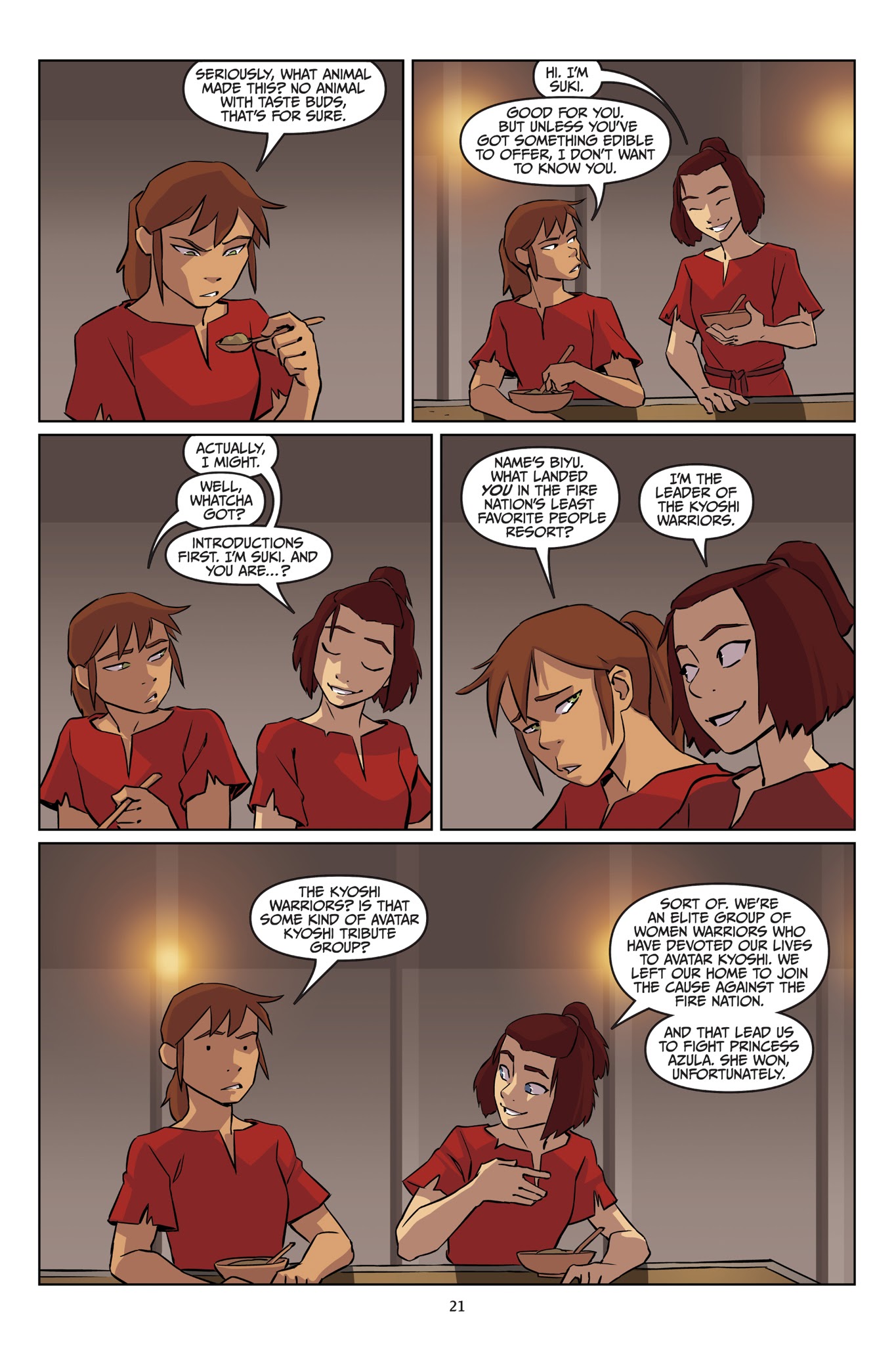 Read online Avatar: The Last Airbender – Suki, Alone comic -  Issue # TPB - 22