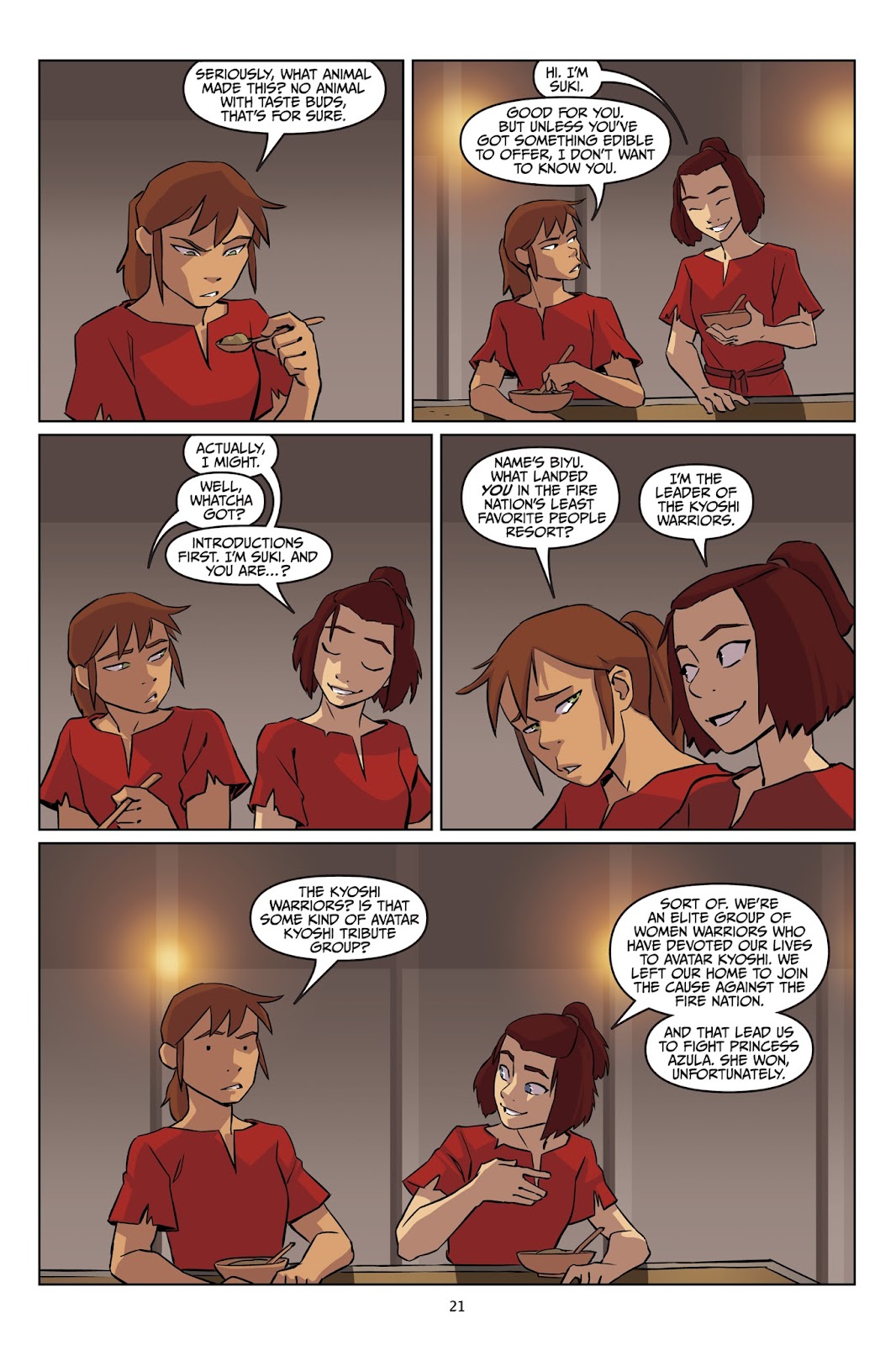 Avatar: The Last Airbender – Suki, Alone issue TPB - Page 22