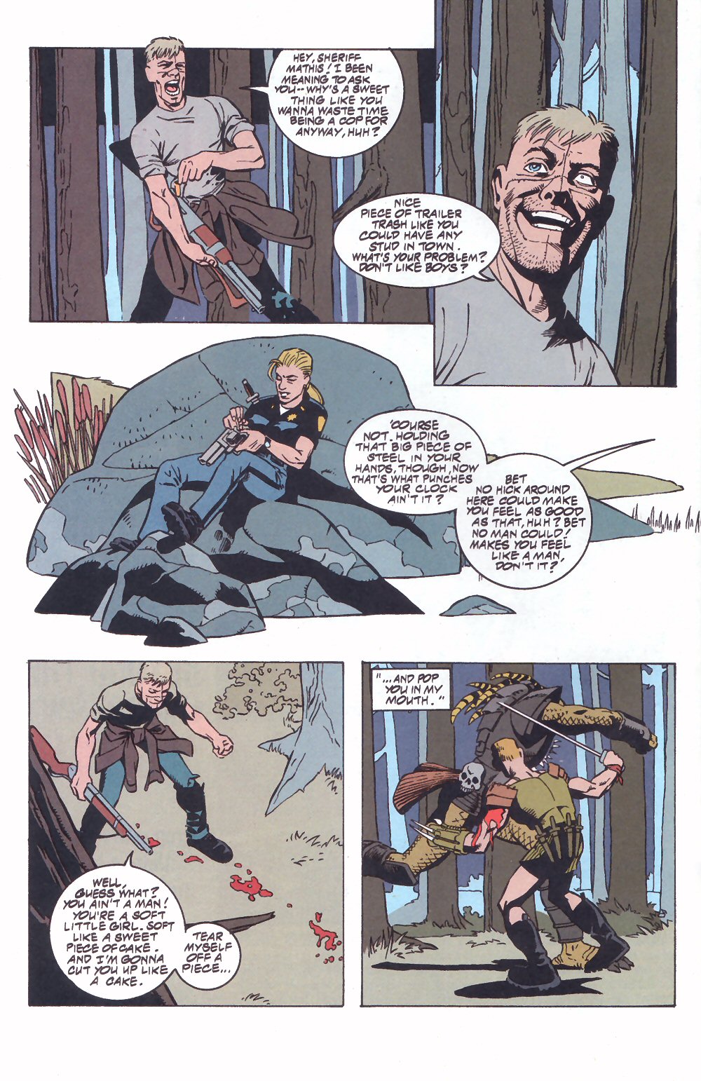 Read online Predator: Kindred comic -  Issue #4 - 16