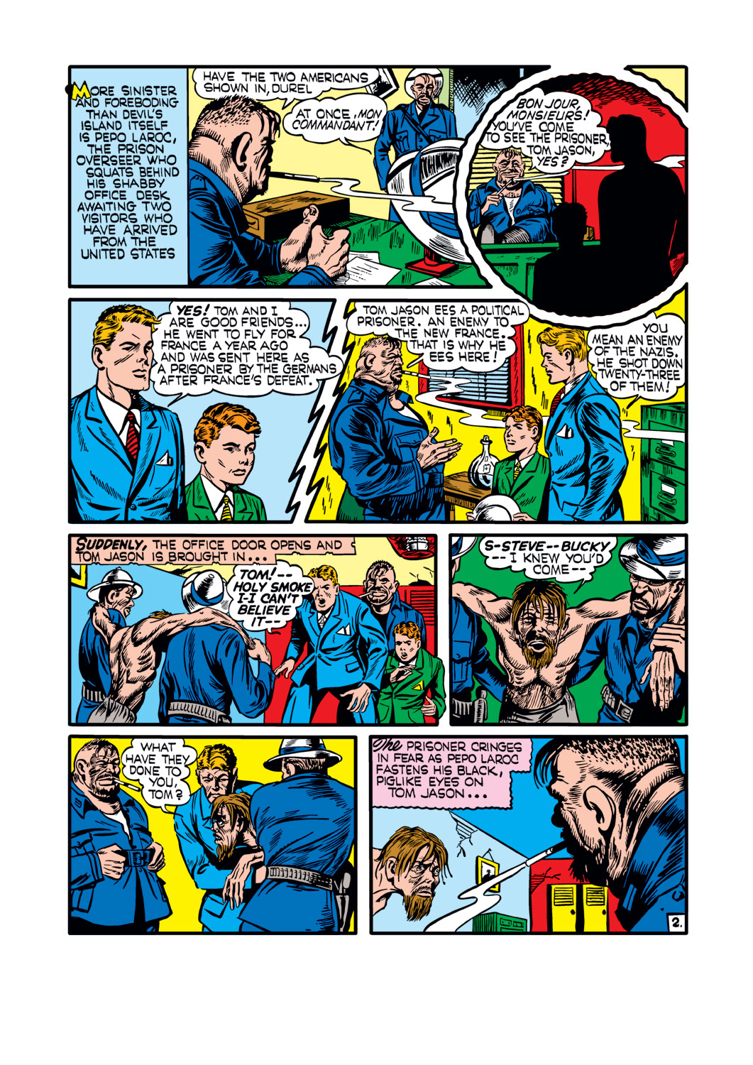 Read online Captain America Comics comic -  Issue #5 - 45