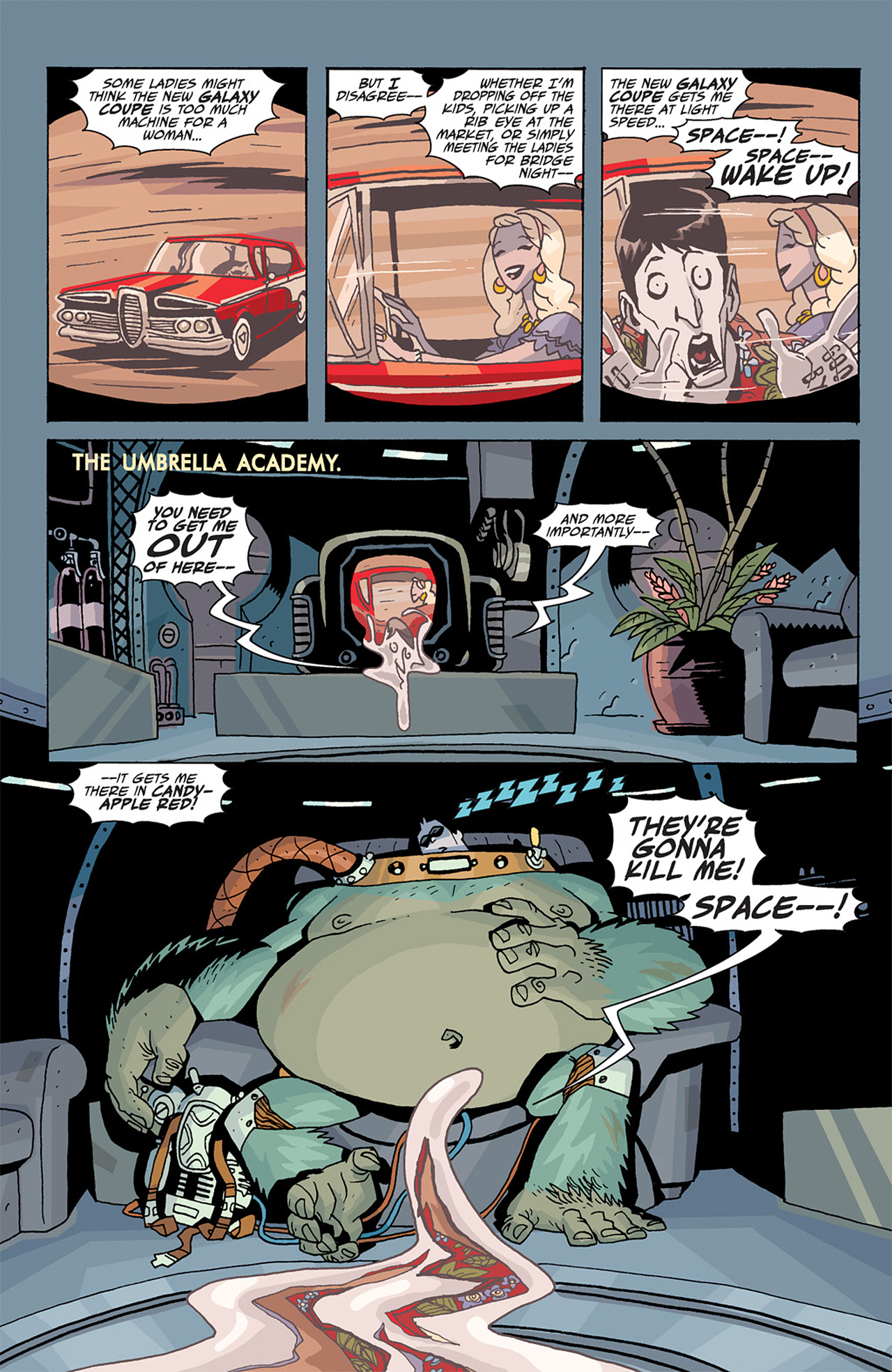 Read online The Umbrella Academy: Dallas comic -  Issue #3 - 2
