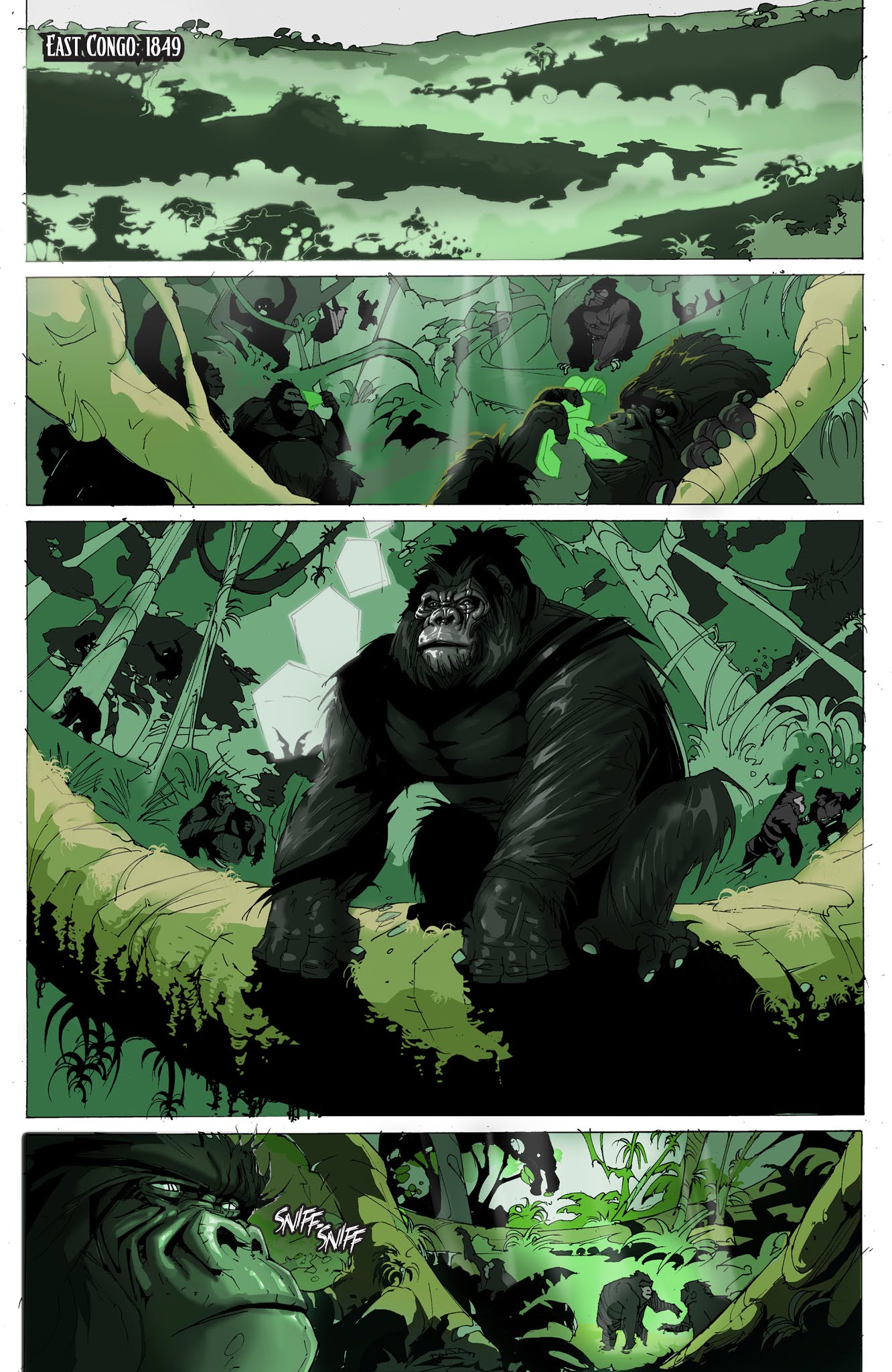 Read online Six-Gun Gorilla: Long Days of Vengeance comic -  Issue #1 - 6