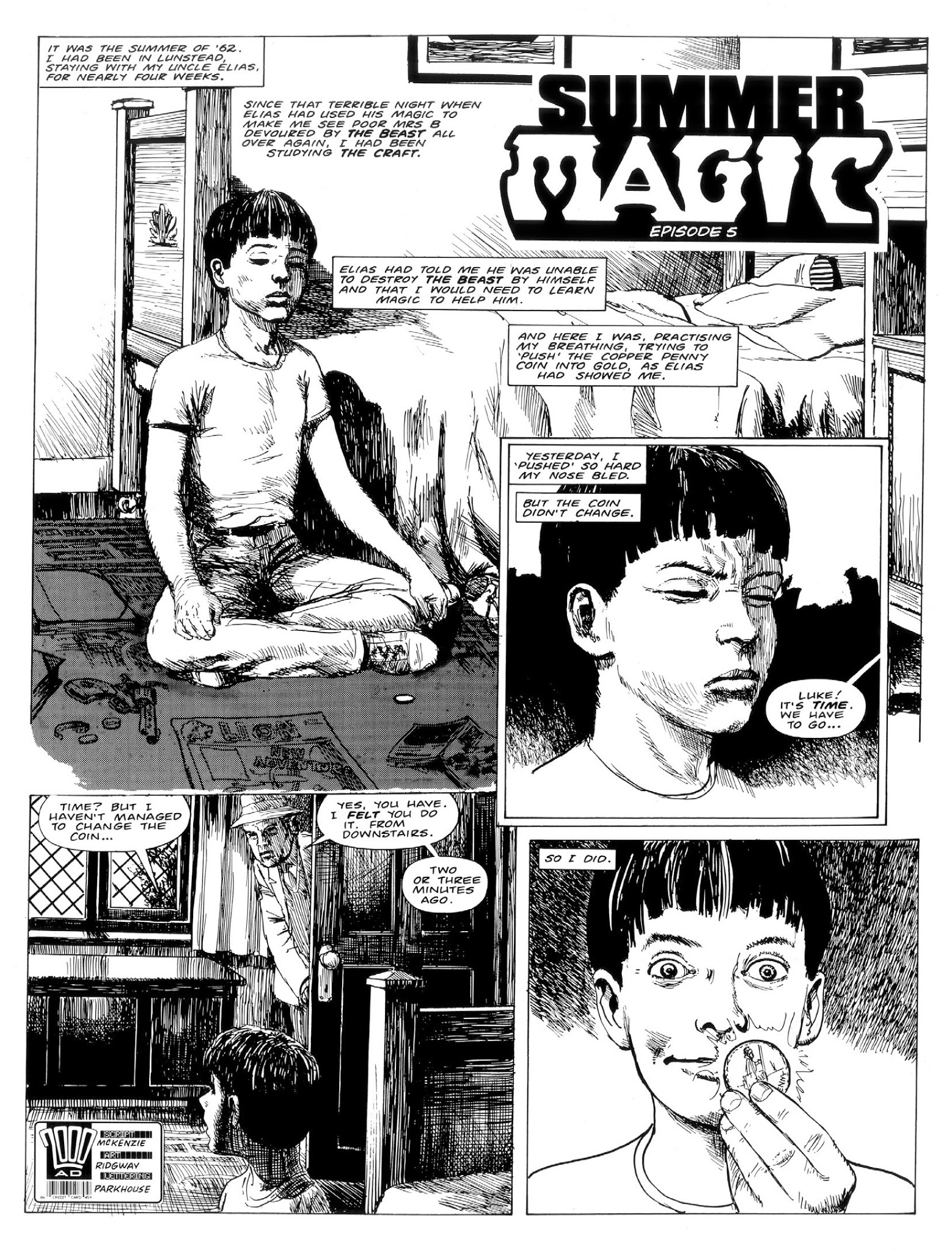 Read online Summer Magic: The Complete Journal of Luke Kirby comic -  Issue # TPB - 24