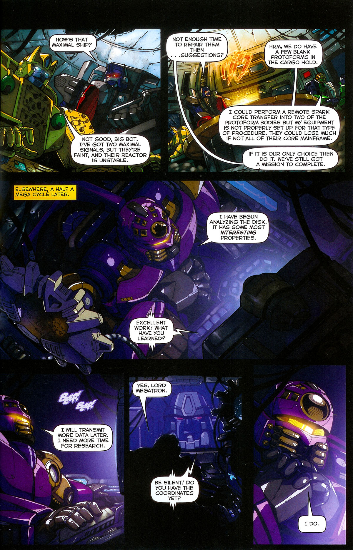 Read online Transformers: Timelines comic -  Issue #1 - 21