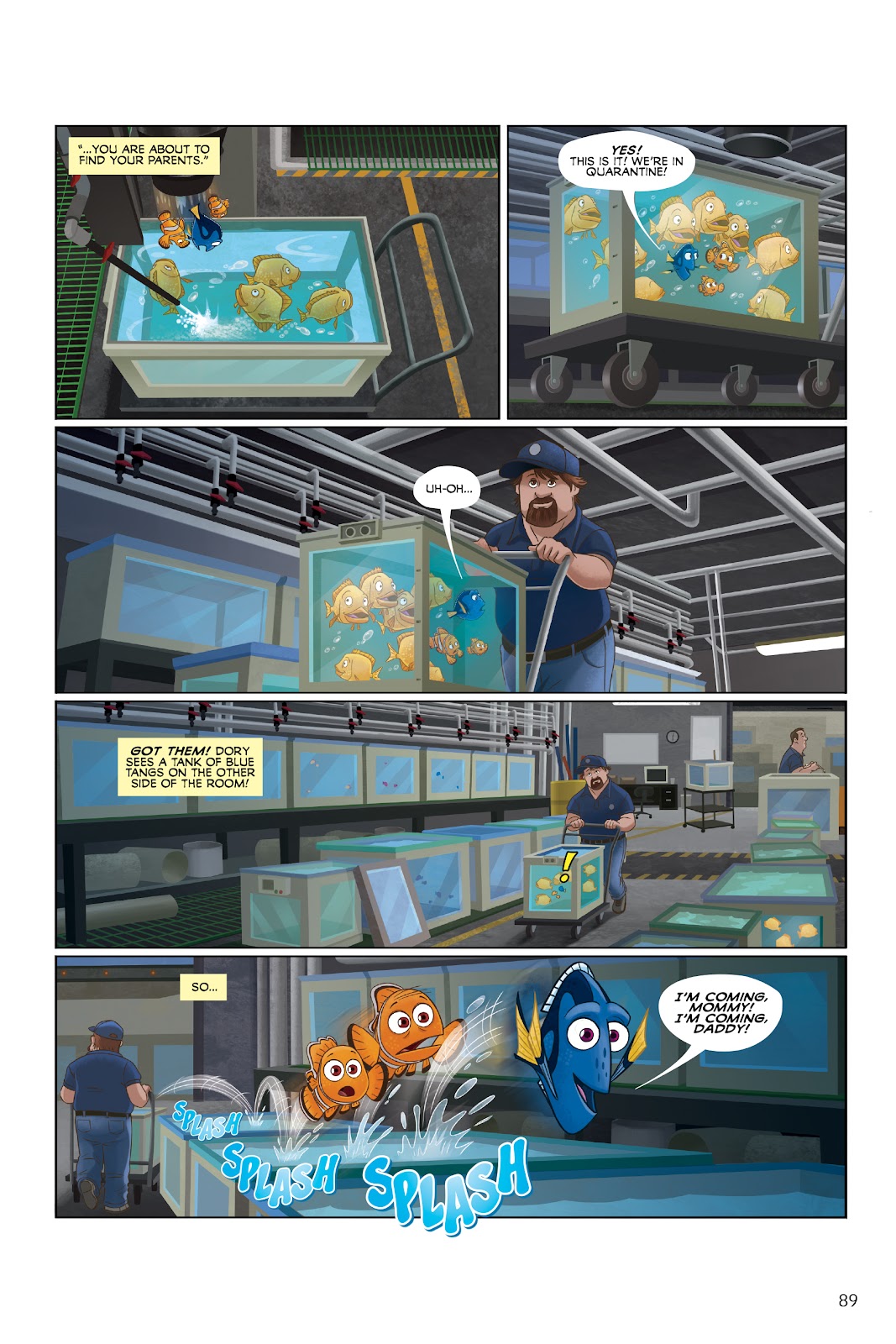 Disney/PIXAR Finding Nemo and Finding Dory: The Story of the Movies in Comics issue TPB - Page 89