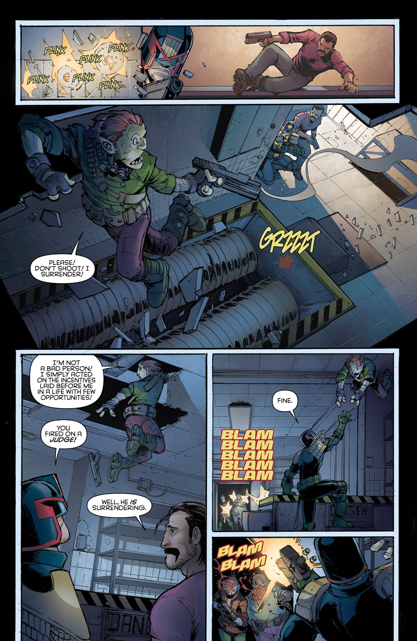 Read online Judge Dredd: Under Siege comic -  Issue #3 - 7