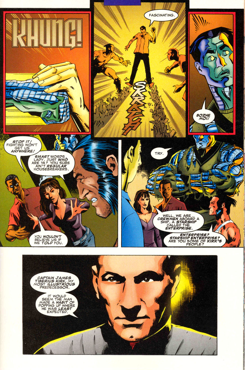 Star Trek: The Next Generation/X-Men: Second Contact issue Full - Page 17