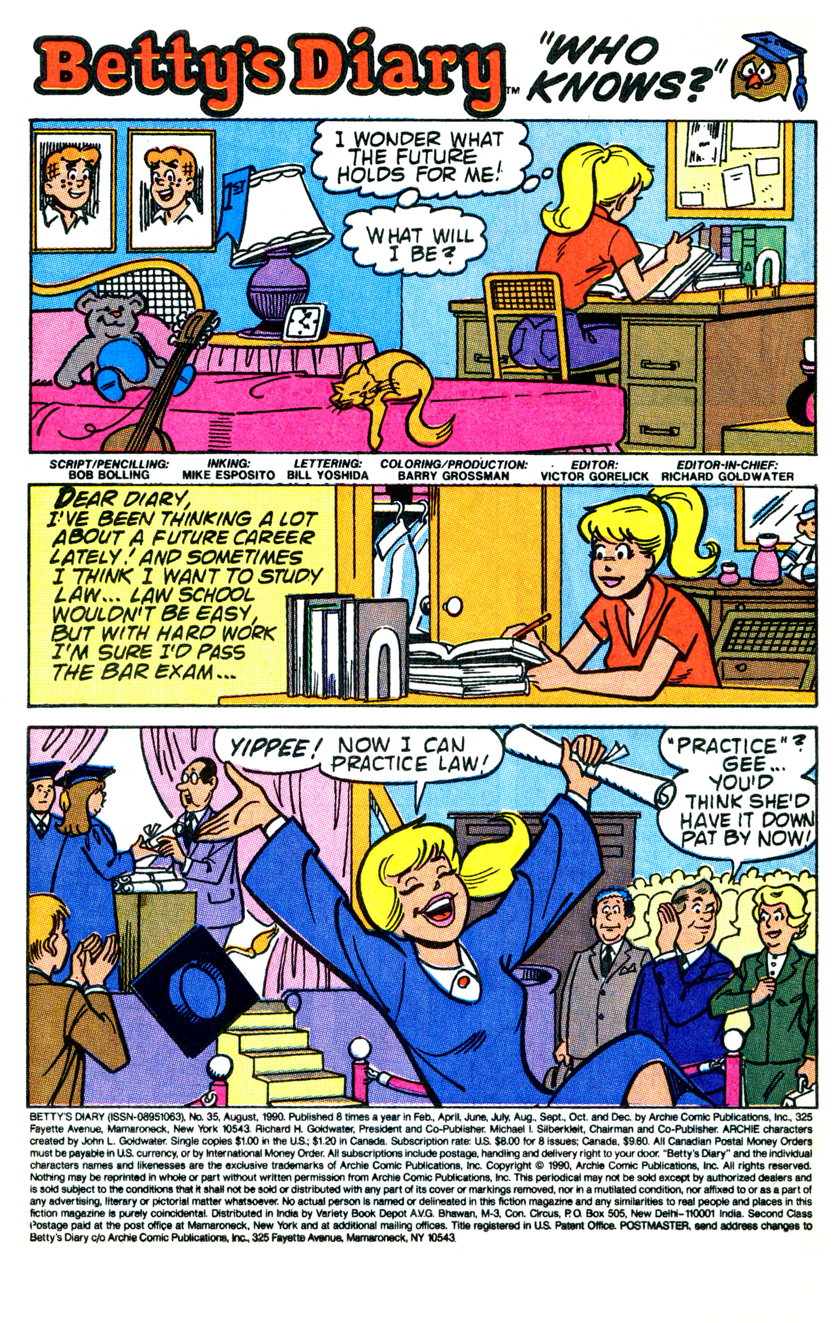 Read online Betty's Diary comic -  Issue #35 - 3