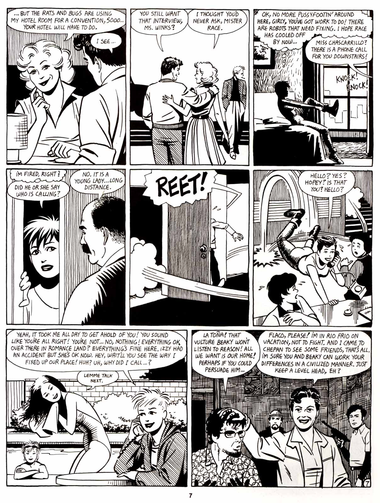 Read online Love and Rockets (1982) comic -  Issue #8 - 9