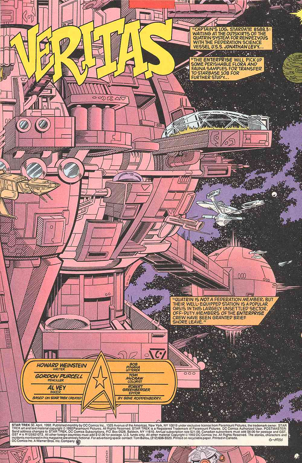 Read online Star Trek (1989) comic -  Issue #30 - 3