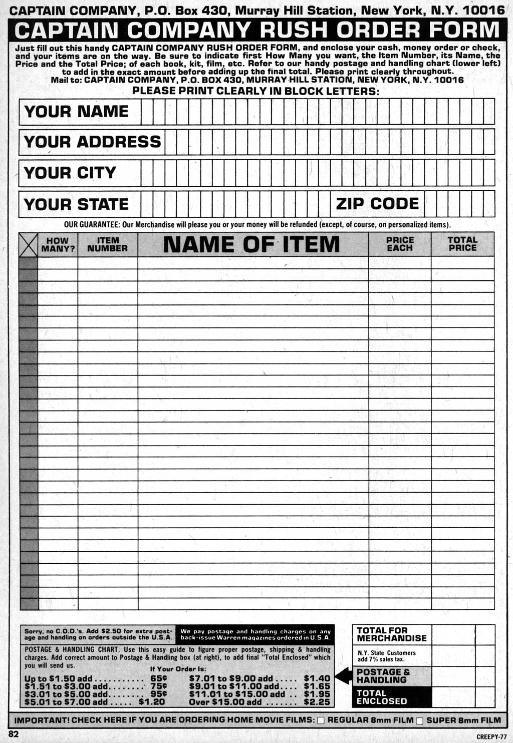 Read online Creepy (1964) comic -  Issue #77 - 81