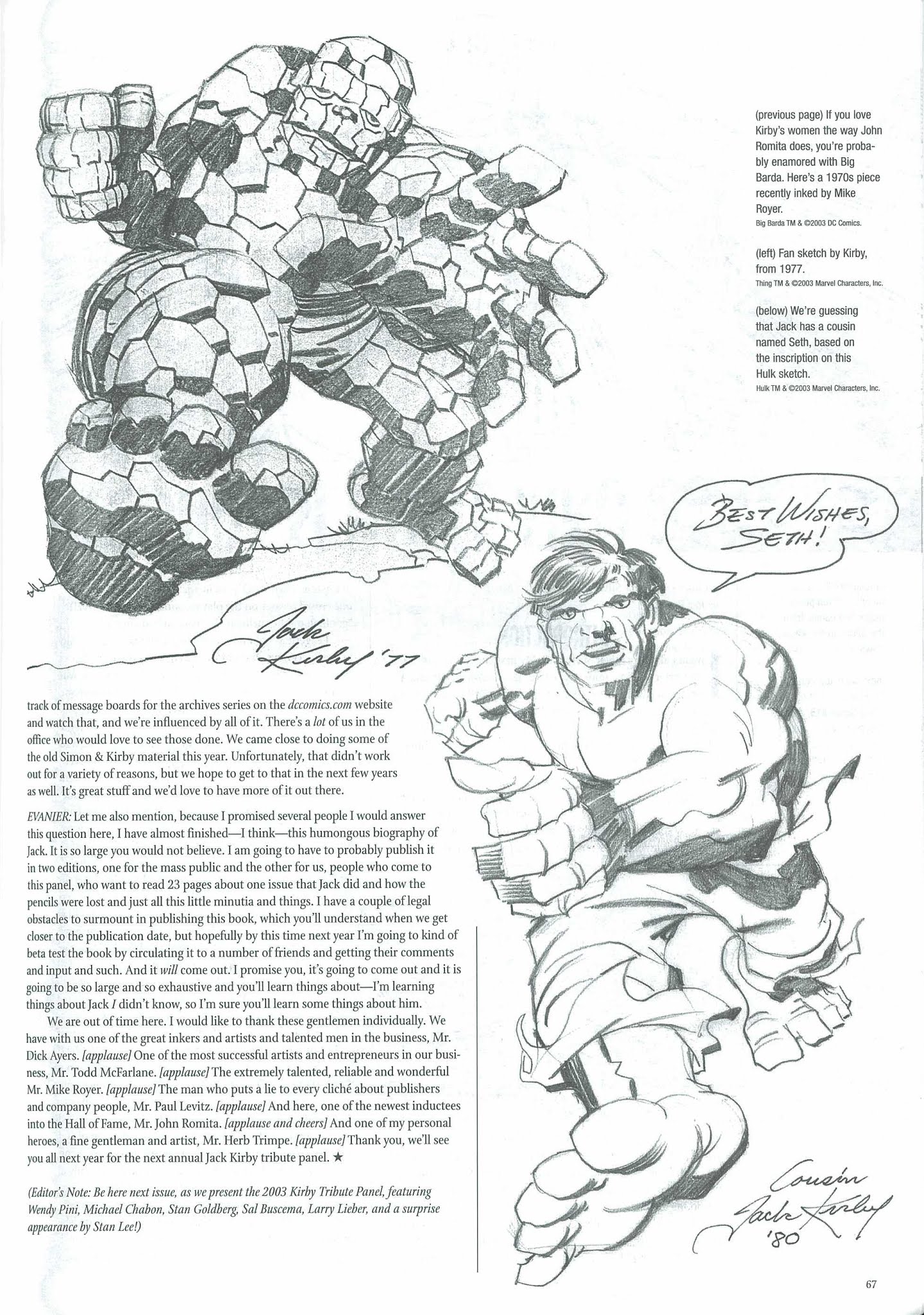 Read online The Jack Kirby Collector comic -  Issue #39 - 69