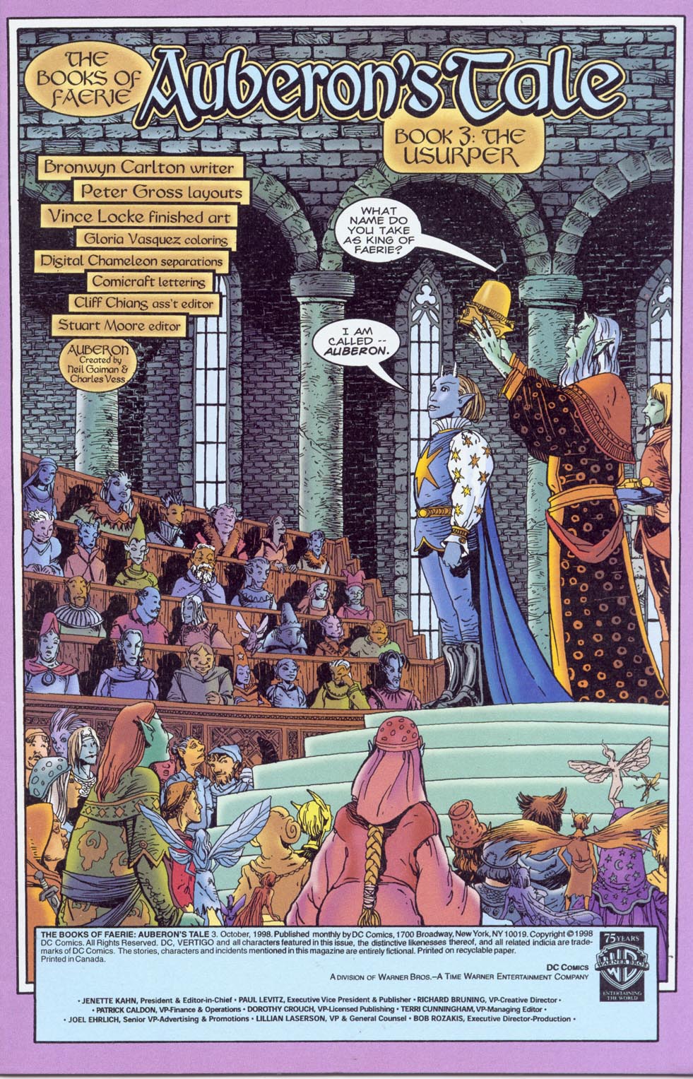 Read online The Books of Faerie: Auberon's Tale comic -  Issue #3 - 2