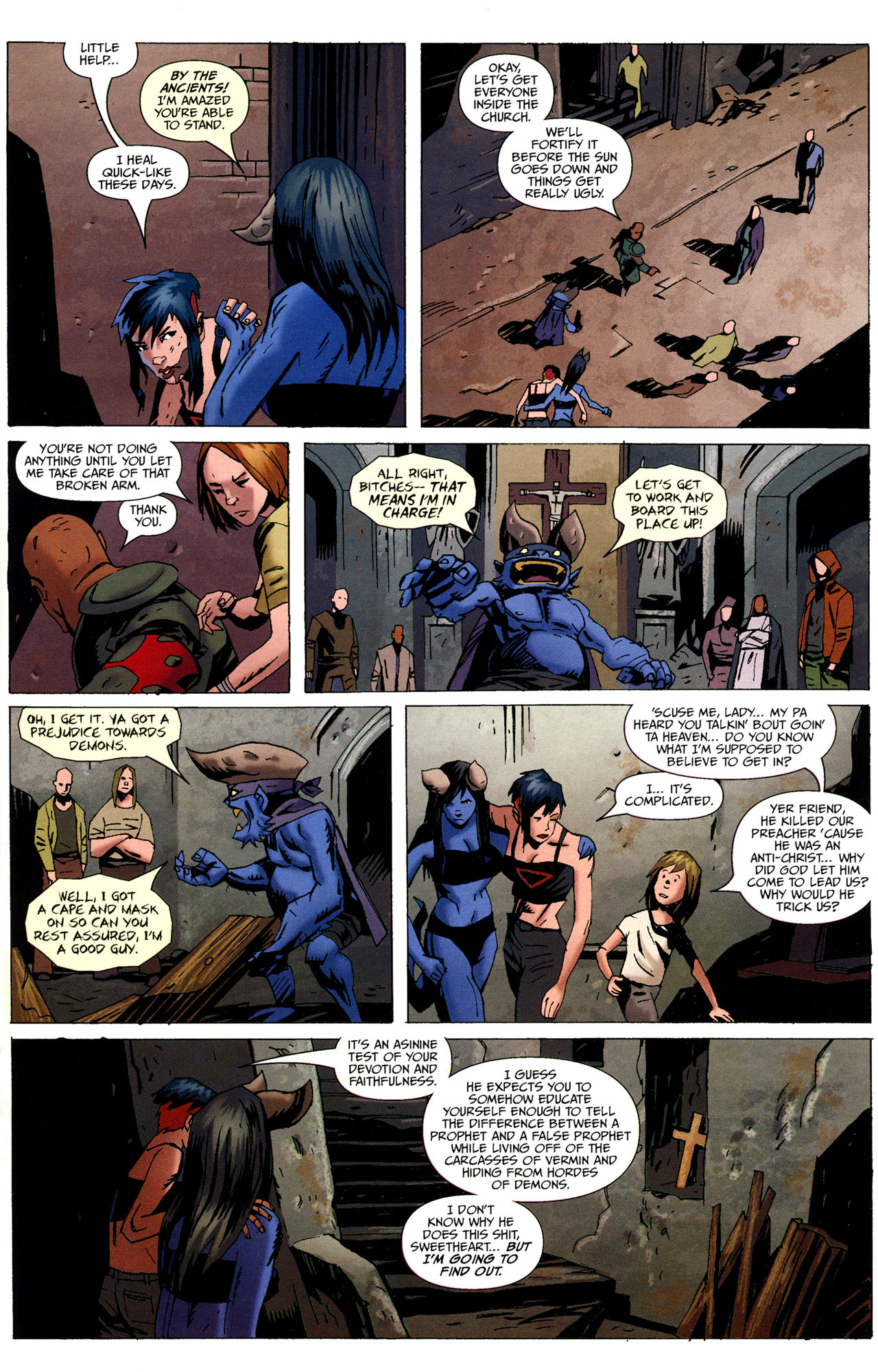 Read online Strange Girl comic -  Issue #16 - 19