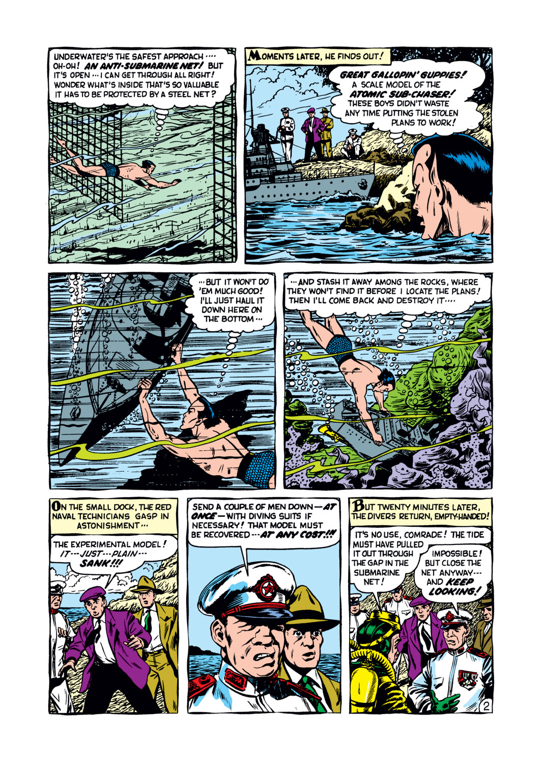 Read online Sub-Mariner Comics comic -  Issue #34 - 22