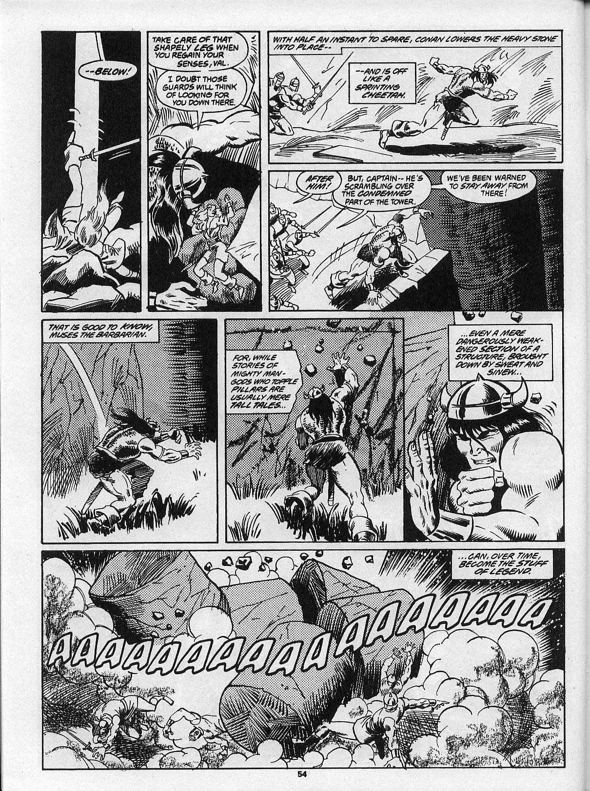 Read online The Savage Sword Of Conan comic -  Issue #201 - 56