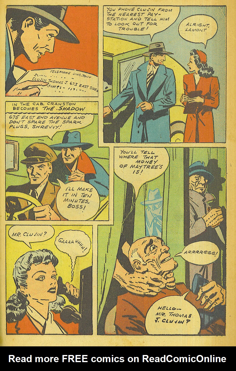 Read online Shadow Comics comic -  Issue #57 - 44