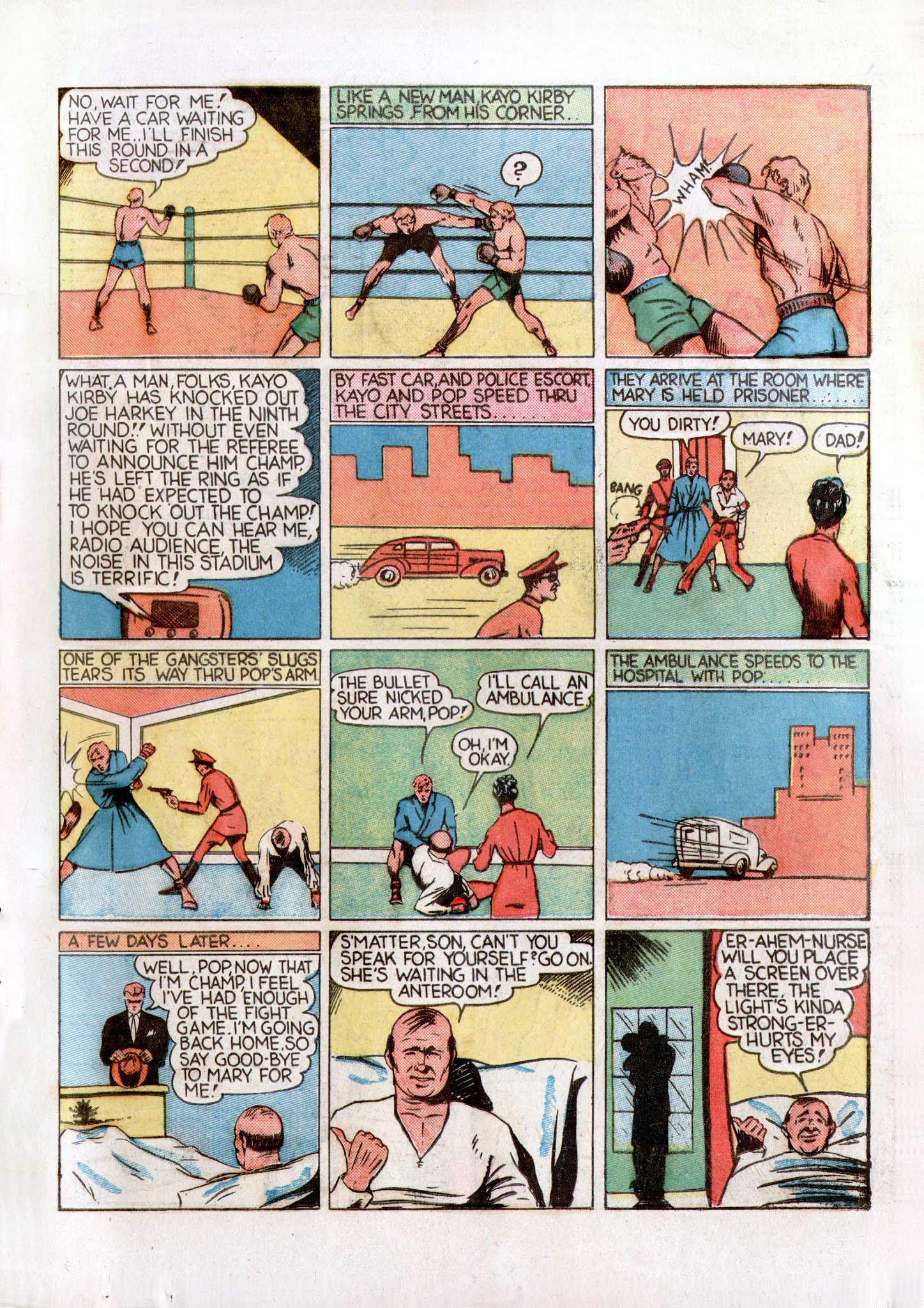 Read online Fight Comics comic -  Issue #1 - 33