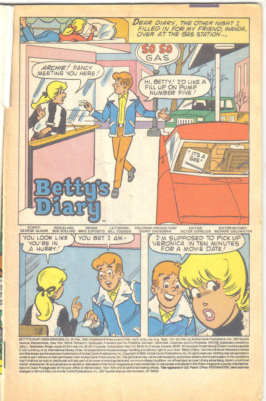 Read online Betty's Diary comic -  Issue #31 - 3